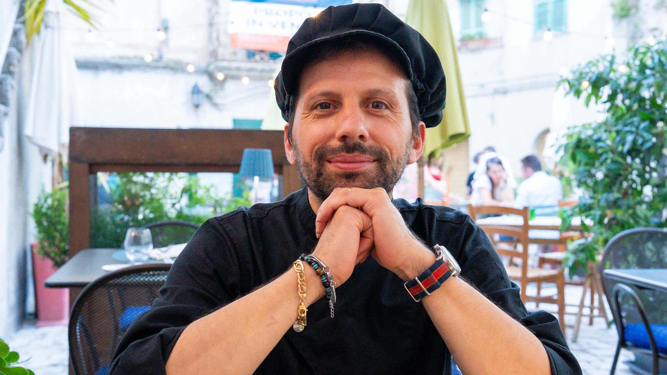 Lo chef al lavoro